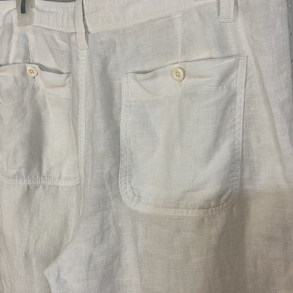 Calvin Klein 100% white linen pants size 33x30 - Picture 8 of 8